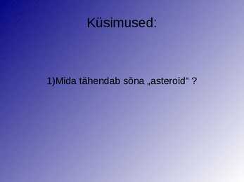 Suuremad asteroidid #24