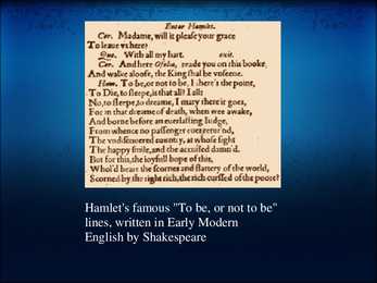 The history of the English language #11