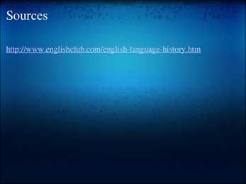 The history of the English language #14
