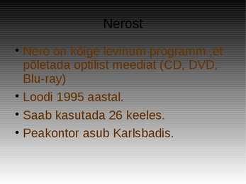 Nero PowerPoint #2