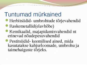 Mürkained looduses #4