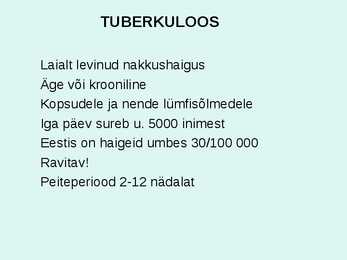 Bakteriaalsedhaigused #2
