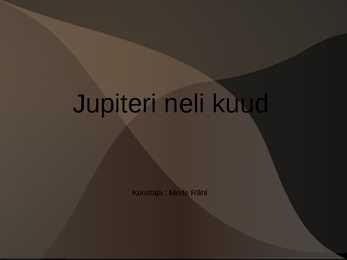 Jupiteri neli kuud