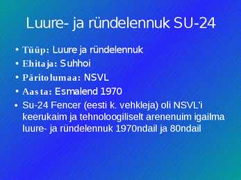Õhuründerelvad #2
