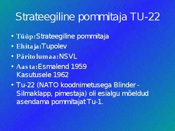 Õhuründerelvad #9