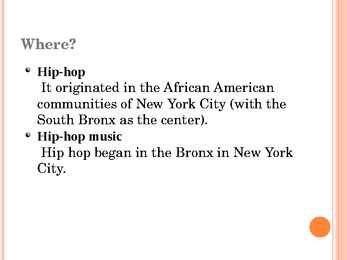 Hip-Hop Music Style-ppt formaat #4