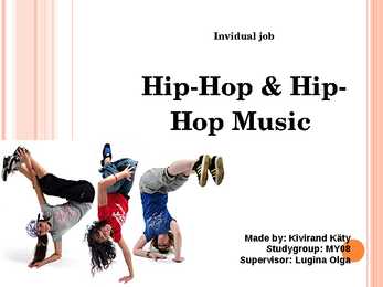 Hip-Hop Music Style-ppt formaat