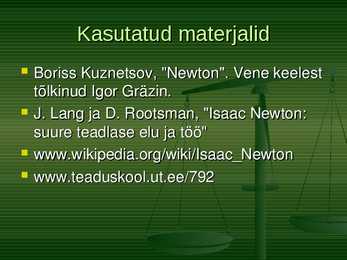 Isaac Newton powerpoint #14