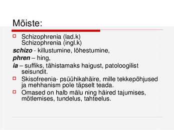 Skisofreenia #2
