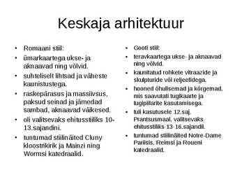 Muusika ajalugu - keskaeg #2
