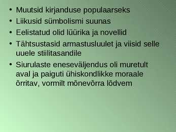 Presentatsioon kirjandusrühmitusest-Siuru-ja liikmetest #6