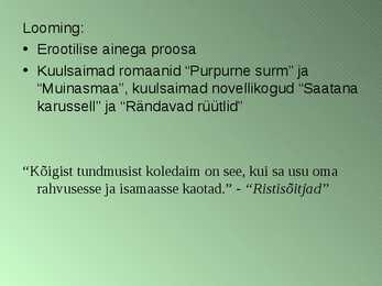 Presentatsioon kirjandusrühmitusest-Siuru-ja liikmetest #10