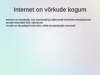 Interneti toimimine #3