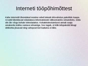 Interneti toimimine #4