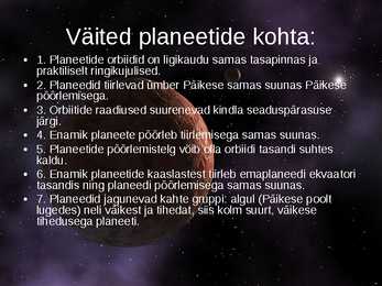 PÄIKESESÜSTEEMI KAUGEIMAD OBJEKTID SEDNA JA ERIS powerpoint #2