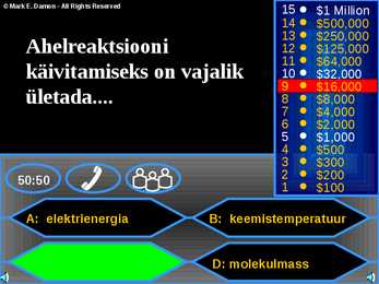 Miljonimäng- Füüsika #22