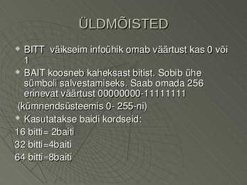Arvuti ehitus #17