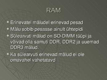 Arvuti ehitus #27