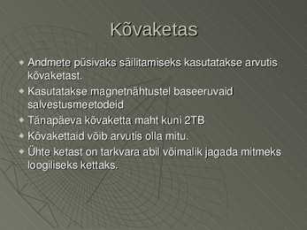 Arvuti ehitus #32