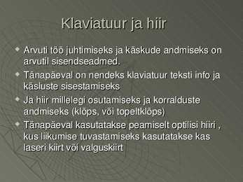 Arvuti ehitus #37
