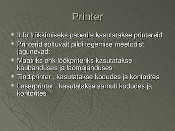 Arvuti ehitus #38