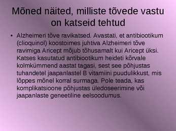 Põhjalik geeniteraapia Powerpoint #9