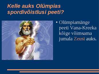 Olümpiamängud Vana-Kreekas #3