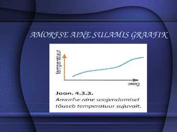 Sulamine ja tahkestumine #8