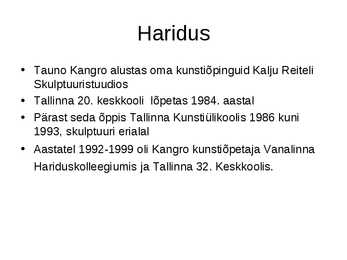 Tauno Kangro #3