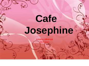 Josephine restoran