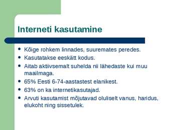Interneti kasutamise võimalused ja ohud #2