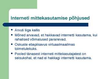 Interneti kasutamise võimalused ja ohud #3