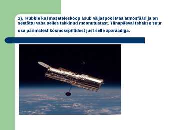 Kosmose uurimine #5