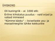Iisrael ja Juuda #8