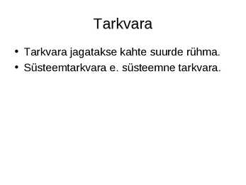 Arvuti tarkvara