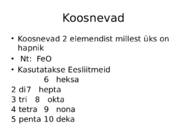 Oksiidid #2