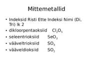 Oksiidid #4