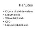 Oksiidid #7