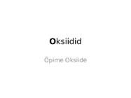 Oksiidid