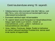 EESTI KAUBANDUSE ARENG 19saj #4