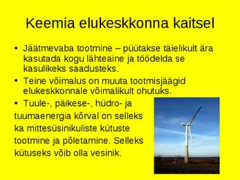Esitlus-Keemia ja eluskeskond #6