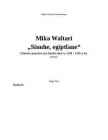 Mika Waltari-Sinuhe-egiptlane