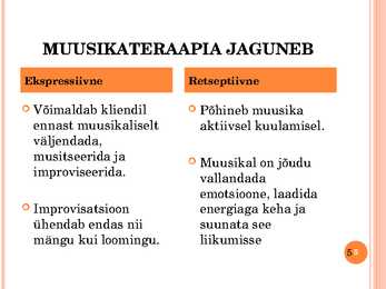 Muusikateraapia #5