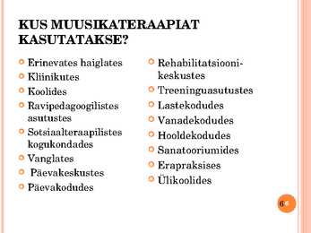 Muusikateraapia #6