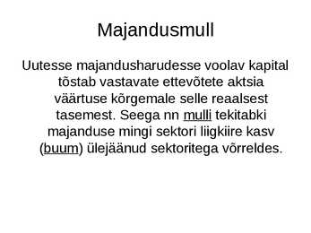 Uus-teadmistepõhine majandus #11