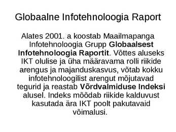 Uus-teadmistepõhine majandus #16