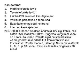 Uus-teadmistepõhine majandus #19