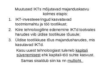 Uus-teadmistepõhine majandus #10
