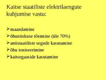 Staatiline elekter #4
