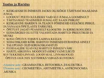 Keskaeg #12